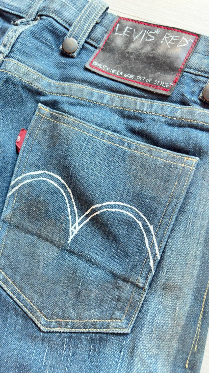 LEVI'S RED CLING FILM SHINY SLIM PANTS 상품이미지7