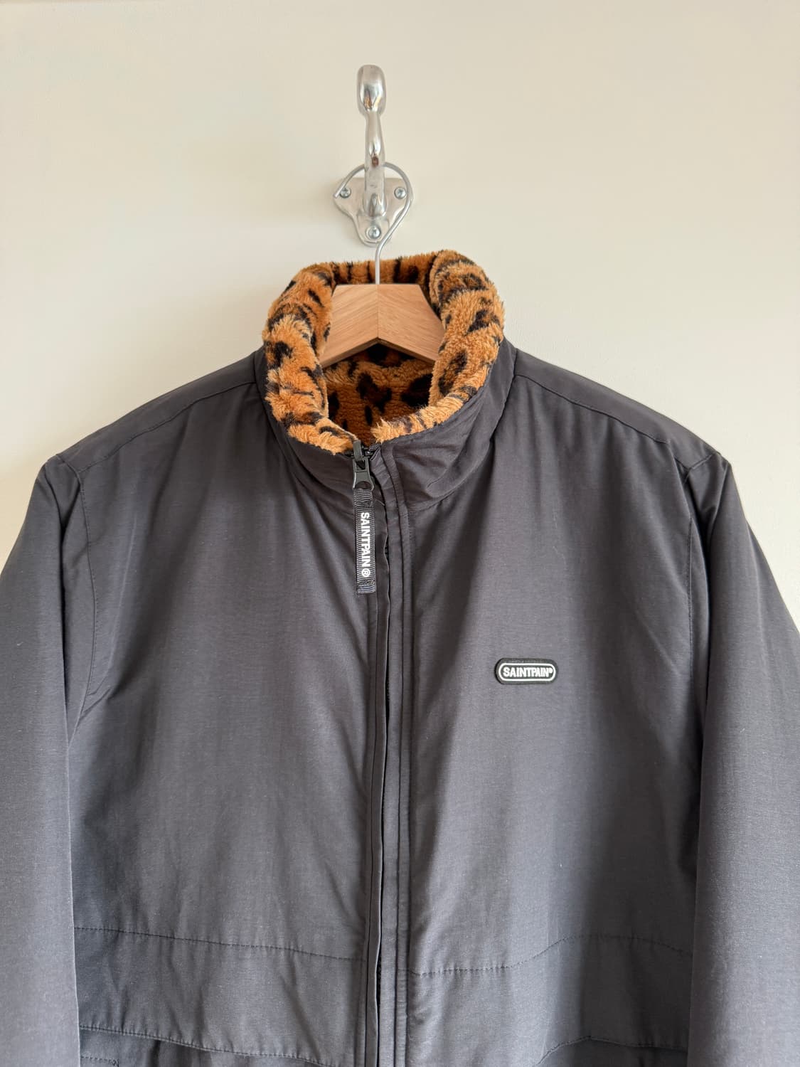 세인트페인(SAINTPAIN) 리버시블 레오파드 플리스 상품이미지6