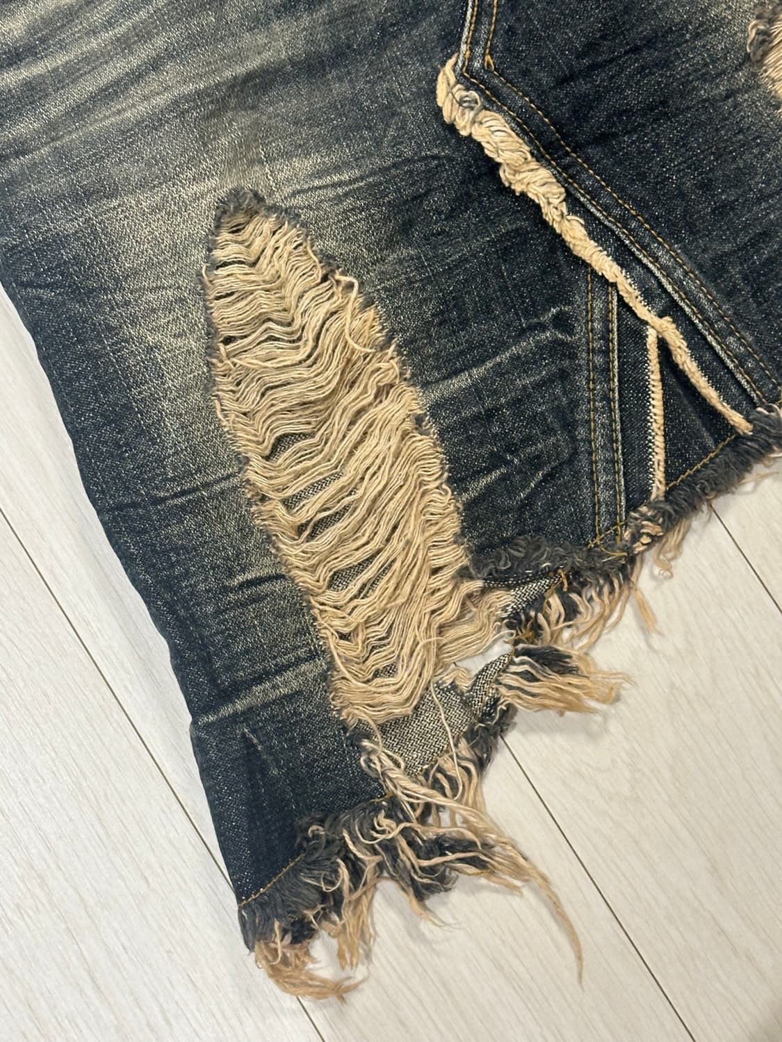 합정빈티지 데님스커트 상품이미지4