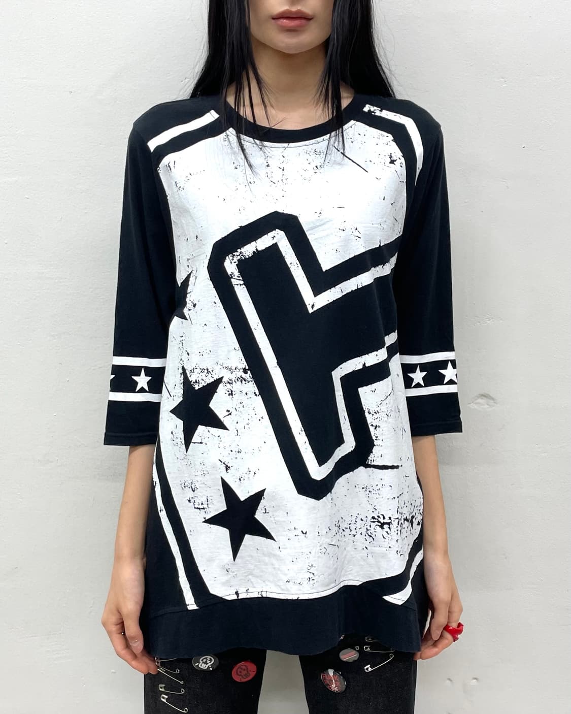 Big C Star Black T-shirt  상품이미지2