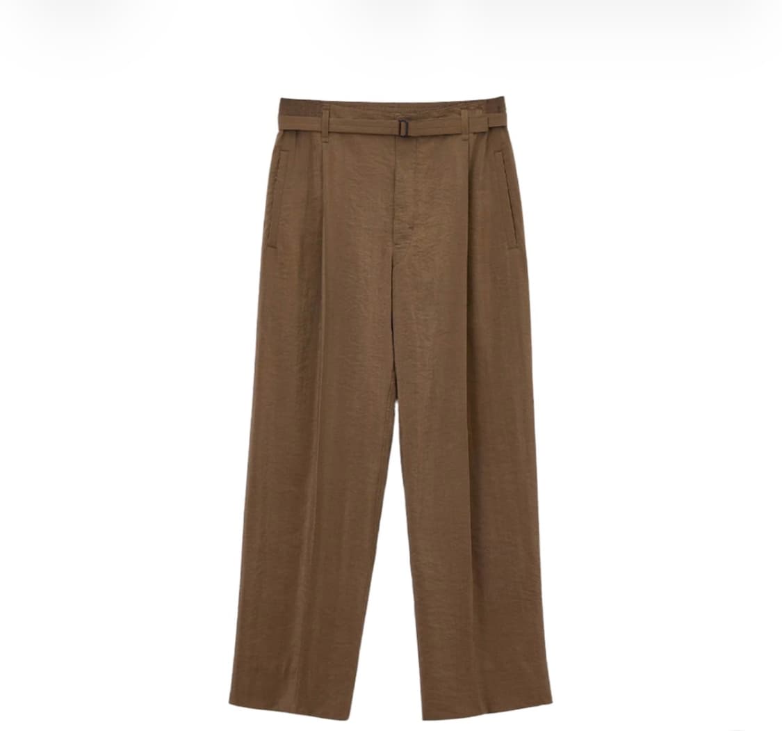 [S] 르메르 24fw 드라이실크 슬랙스 하바나 상품이미지1