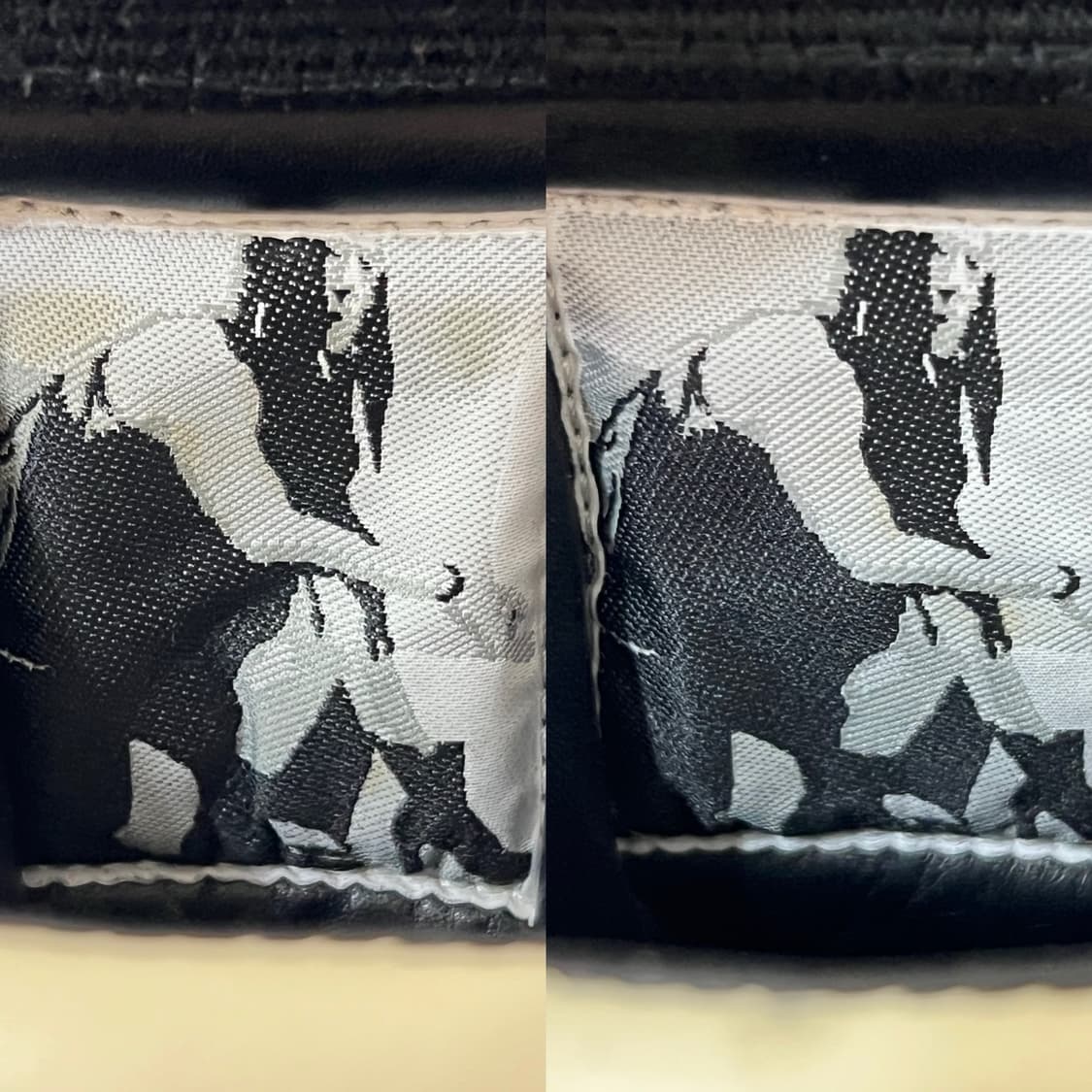 릭오웬스 16SS 지오바스켓 모노크롬 크랙 레더 메탈릭 상품이미지6