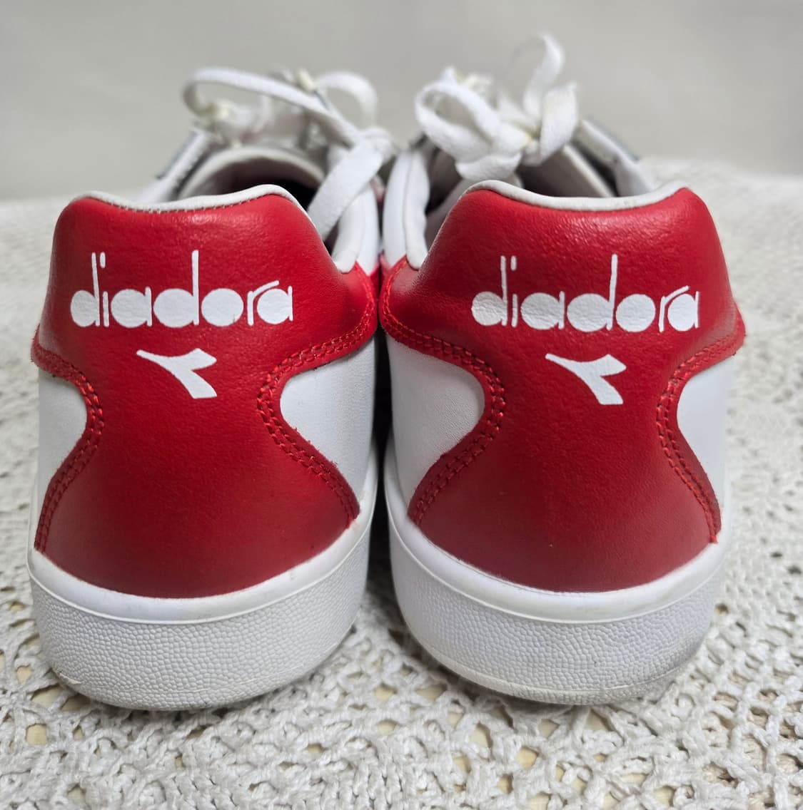디아도라 앨리트 흰/빨강 스니커즈 260 상품이미지5