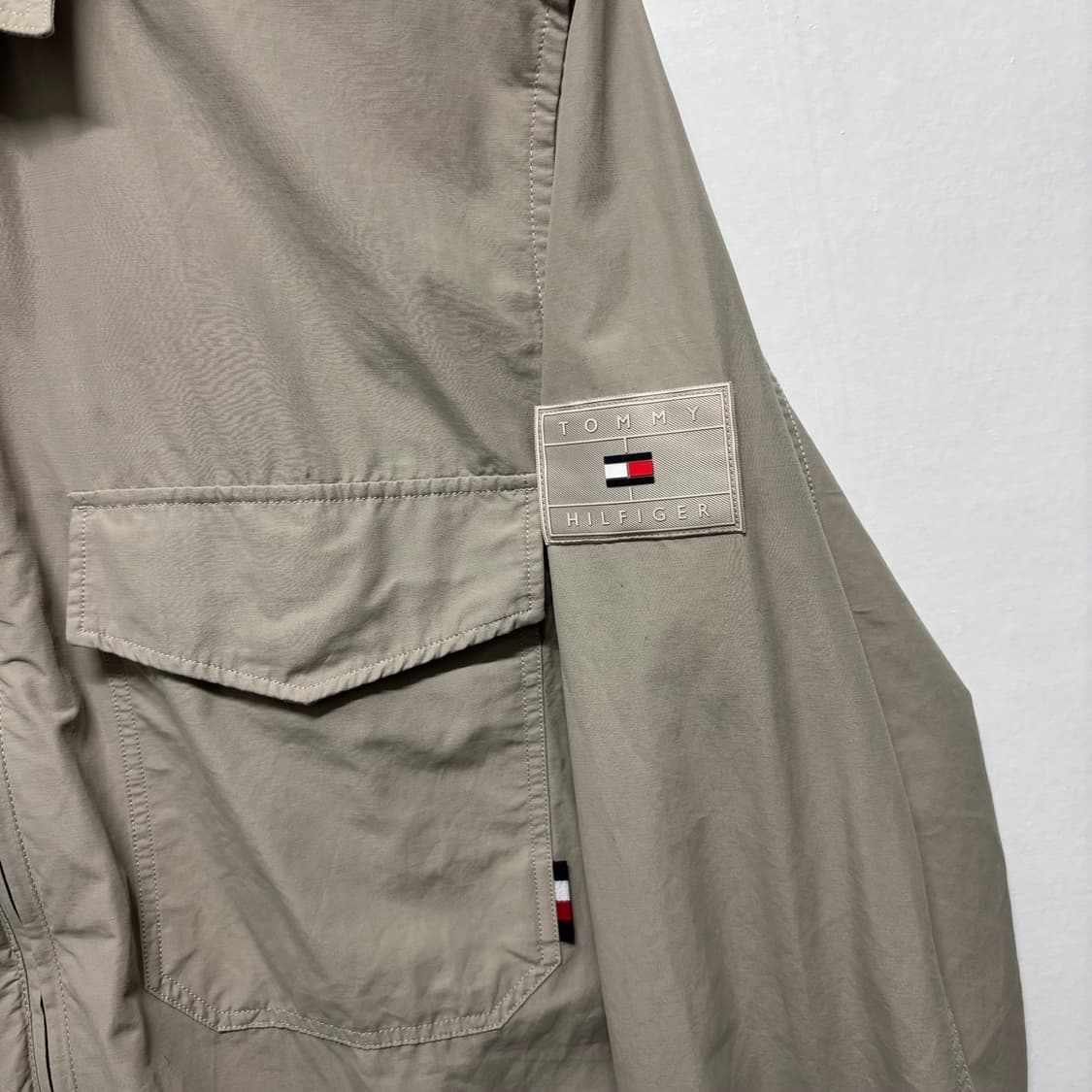 타미힐피거 베이지 나일론 셔츠자켓 상품이미지4
