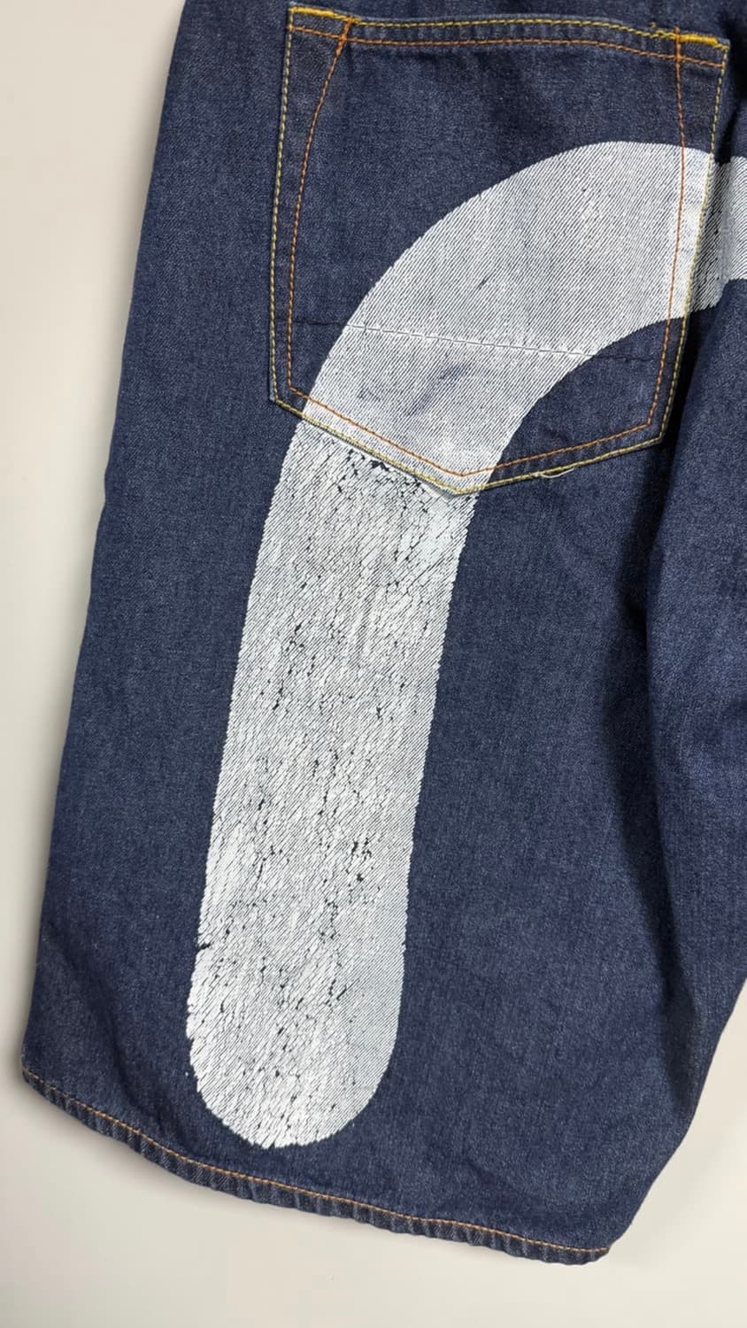 에비수 빅다이콕 데님 하프 팬츠 40 상품이미지5