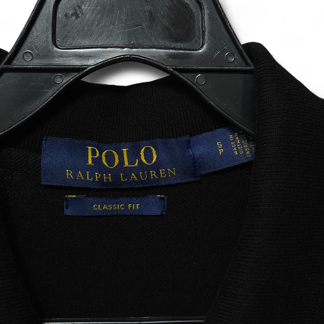 POLO 폴로 클래식핏 블랙 반팔 카라티 100 상품이미지3
