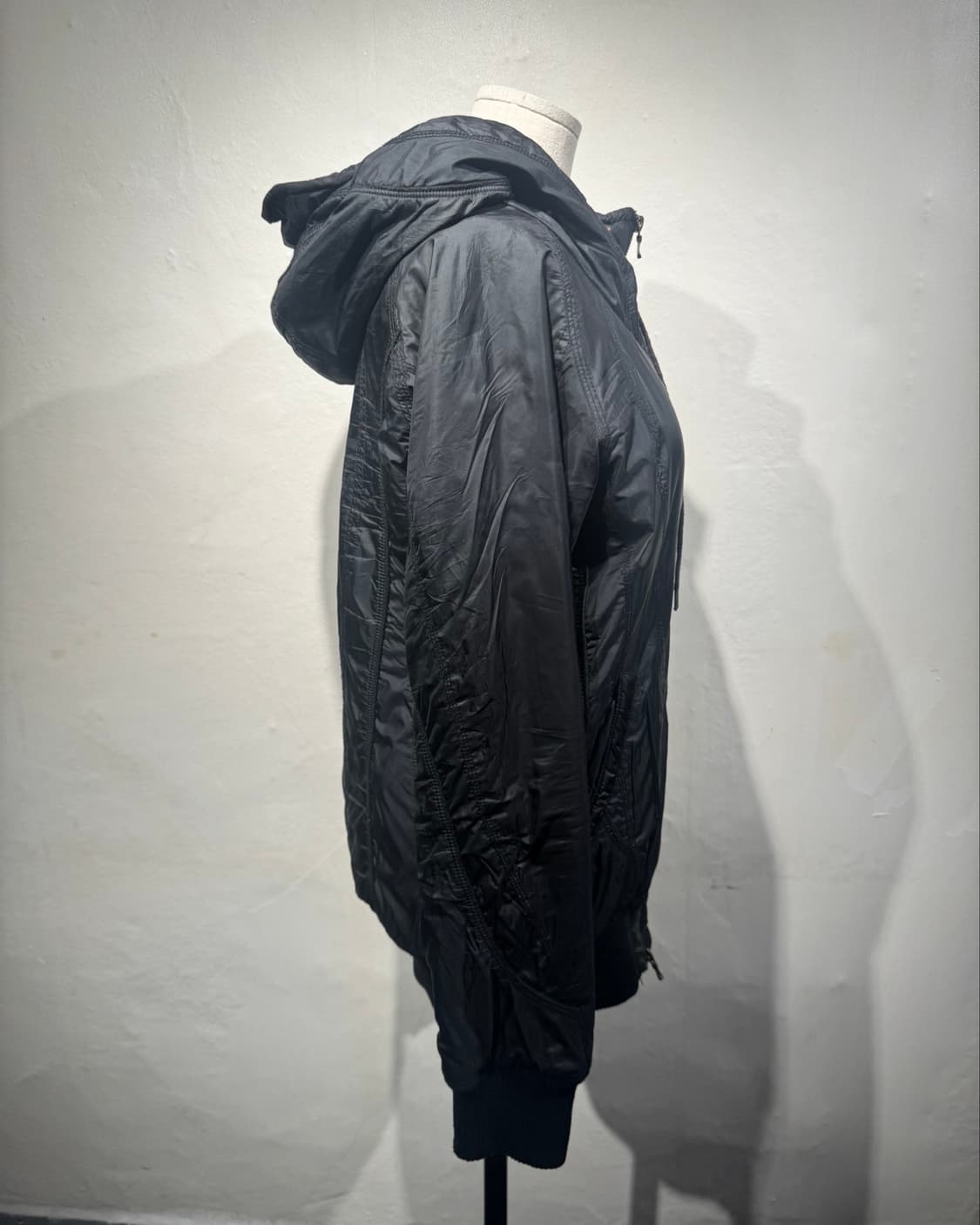 G.O.A 00s Black Nylon Hooded Jacket 상품이미지2