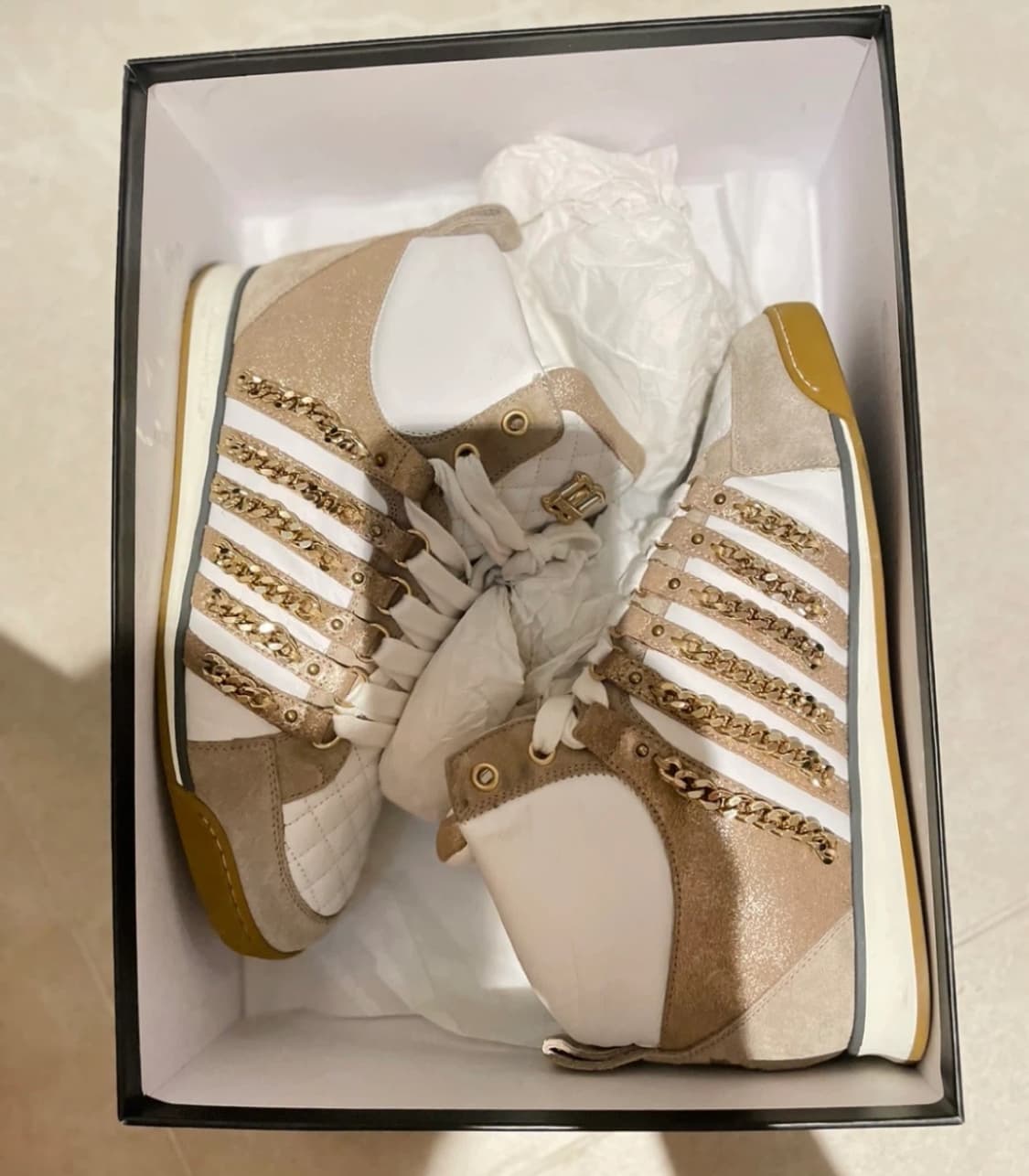 디스퀘어드2(DSQUARED2)  가죽 스니커즈 상품이미지3