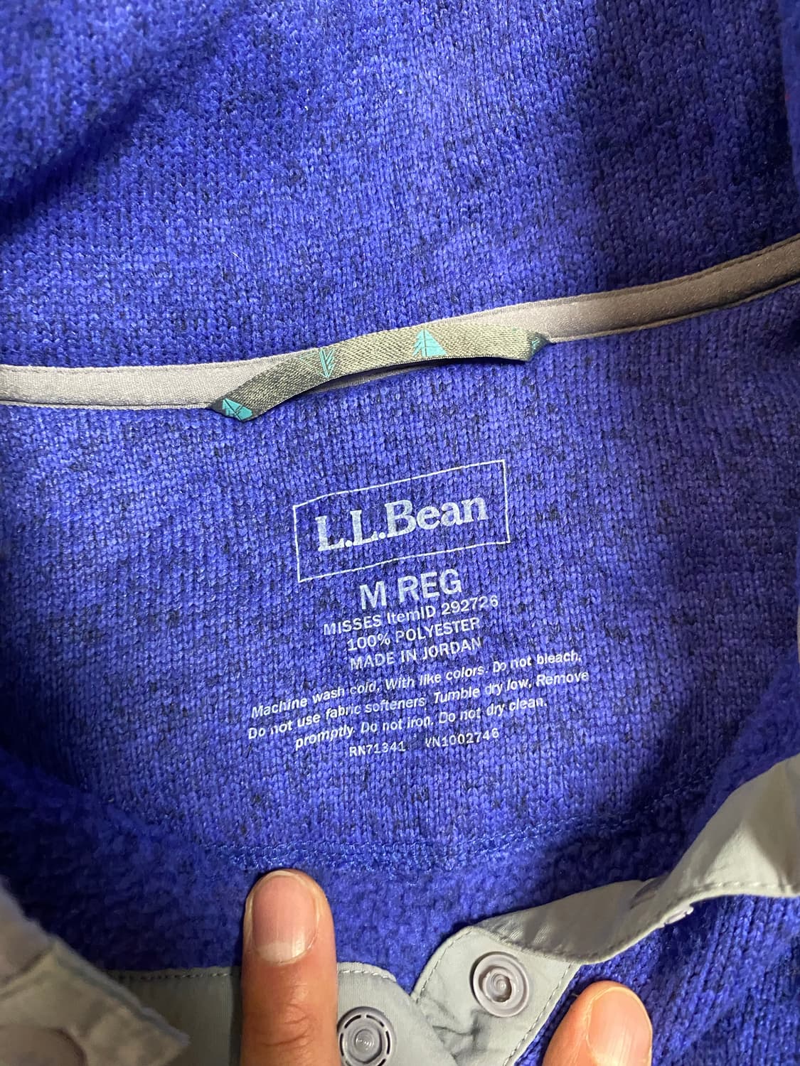 빈티지 엘엘빈 폴리스 풀오버 M 사이즈 새상품 상품이미지4