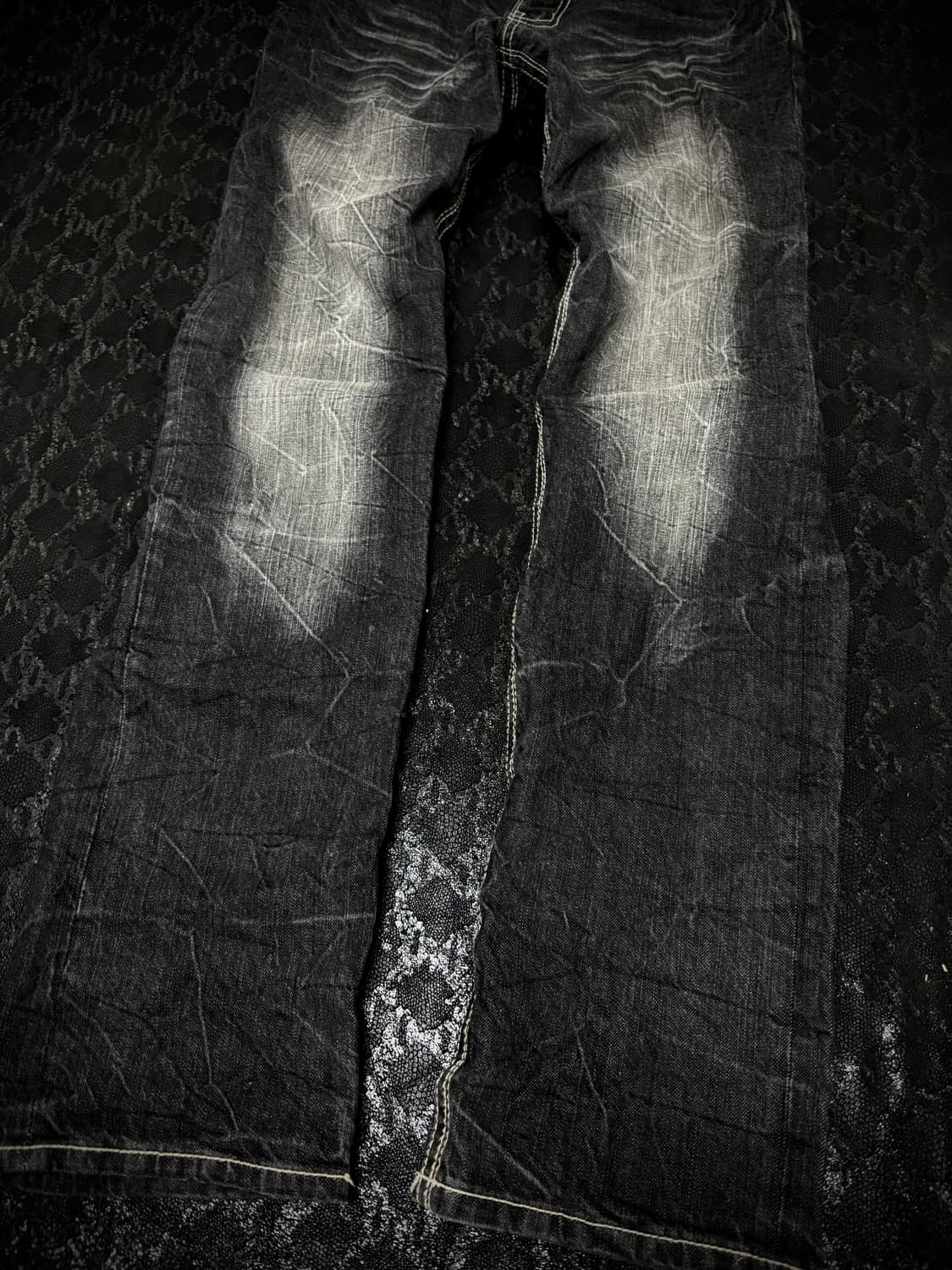 “AVAIL” Y2K Crack Washing Pants 상품이미지3