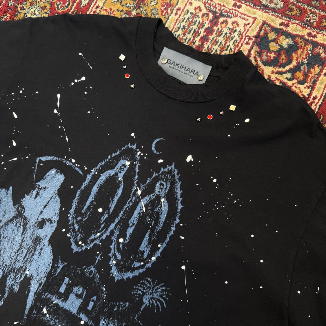 가키하라 kasen 나이트 페인팅 티셔츠 [ 105 ] 상품이미지2