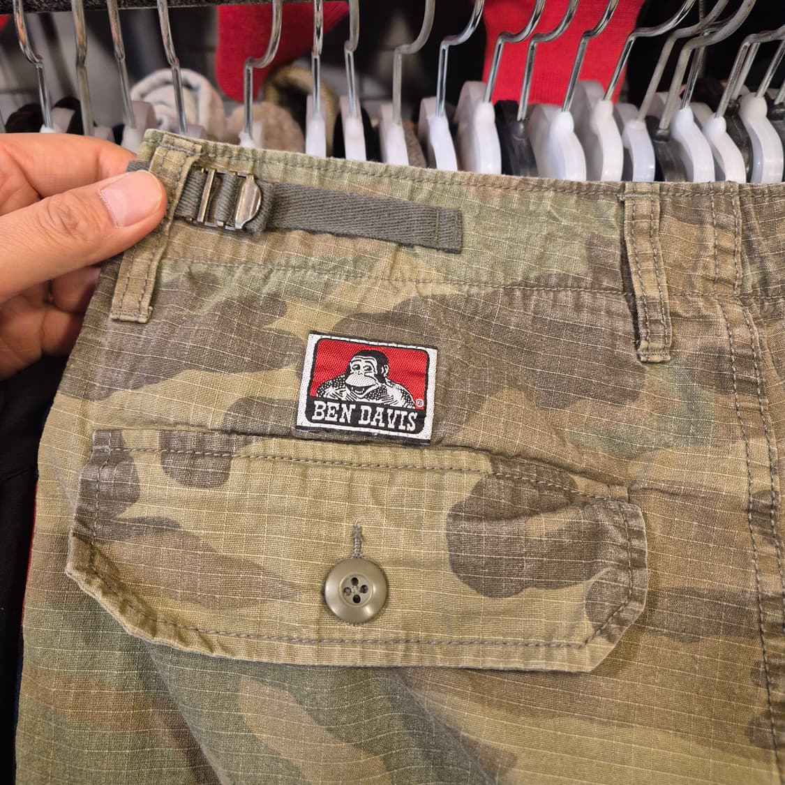 32인치 벤 데이비스 카모패턴 면 카고팬츠  상품이미지3