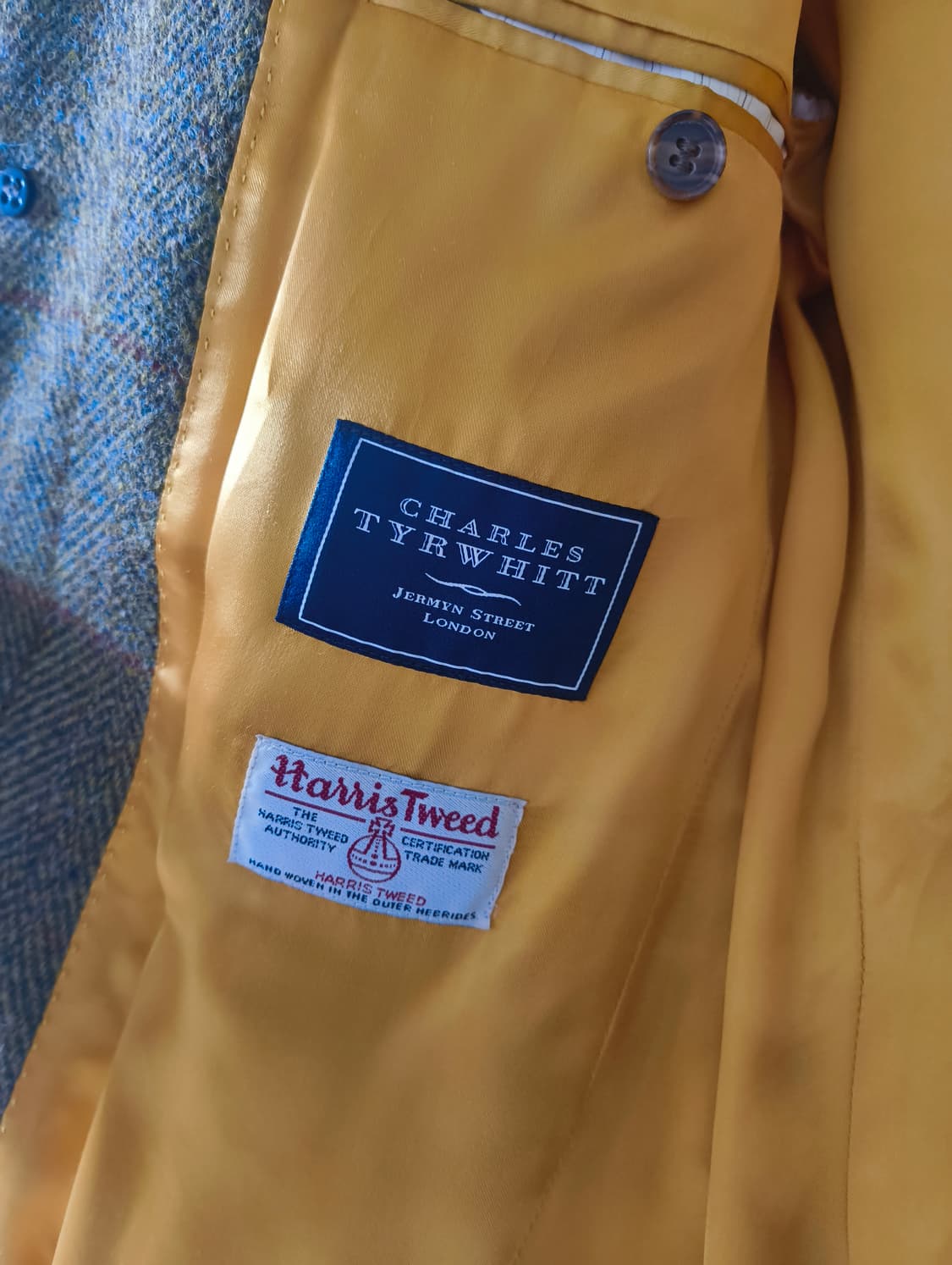 찰스띠릿 /해리스트위드 코트/36R 상품이미지5