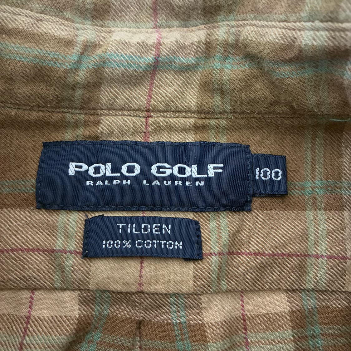 Polo  폴로 골프 랄프로렌 자수 틸든 코튼 체크 셔츠 상품이미지4