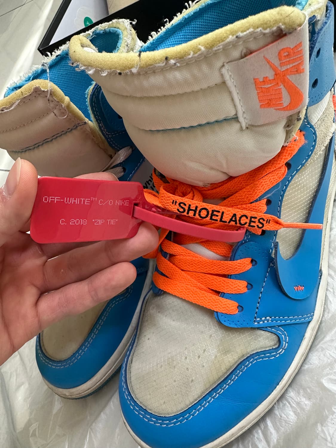 오프화이트 조던 UNC (280) 상품이미지4