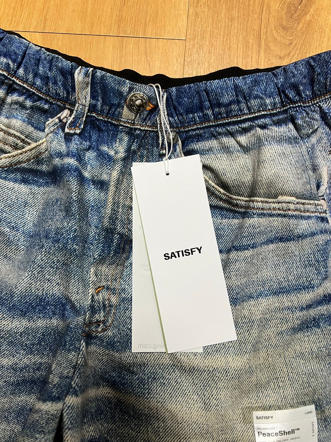 새티스파이 SATISFY 피스쉘 데님 쇼츠 M 판매 상품이미지2