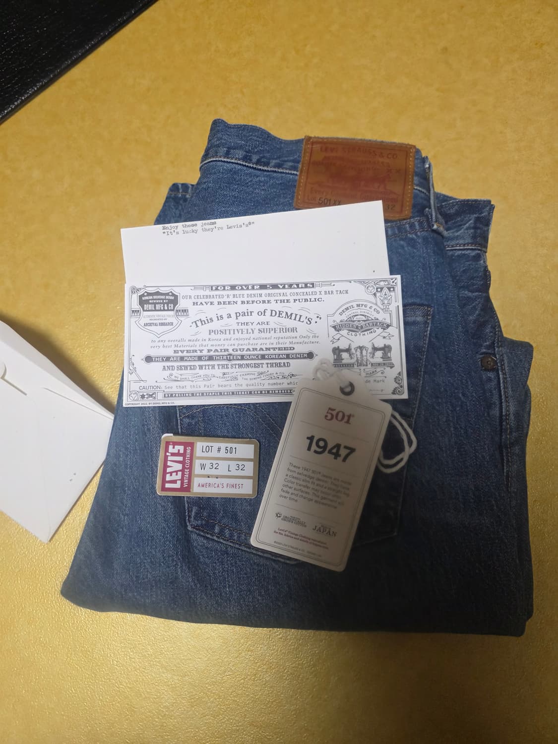 리바이스 47501-0223 중청 32x32 판매 상품이미지1