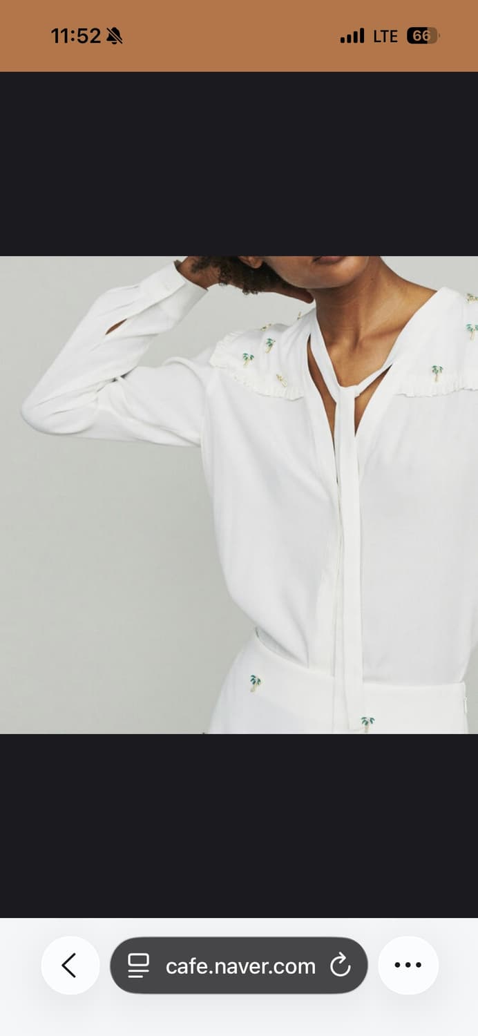 마쥬 야자 팬던트 블라우스 상품이미지1