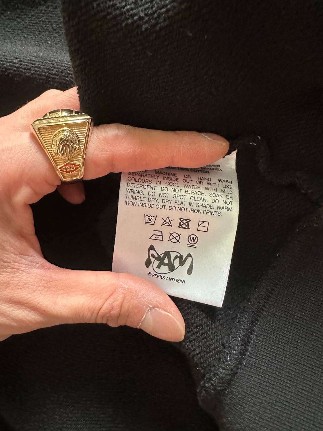 P.A.M. Perks and Mini 블랙 워시 후드 집업 XL 상품이미지4