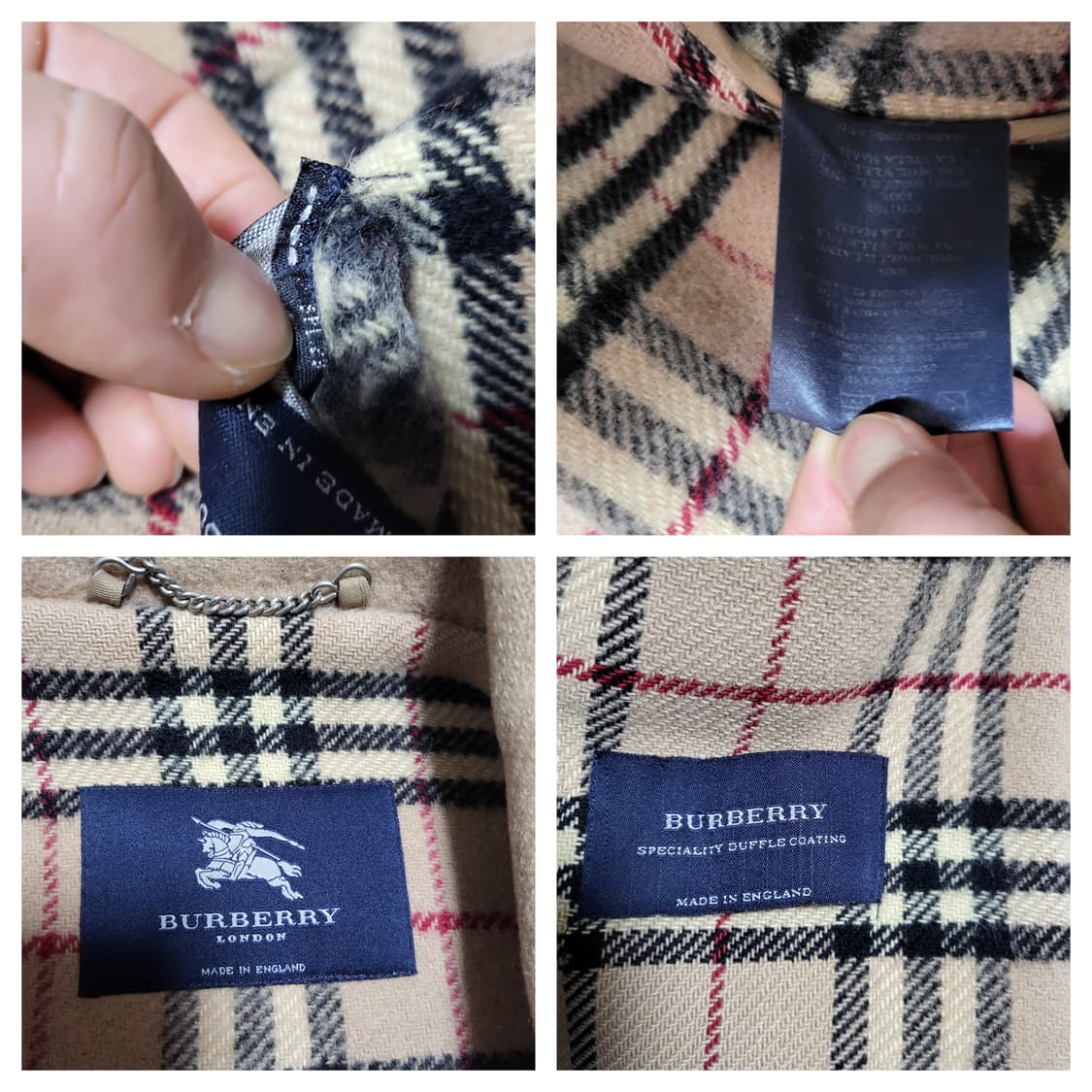 (46R) 버버리 더플코트 버버리 떡볶이코트  burberry 코트 상품이미지5