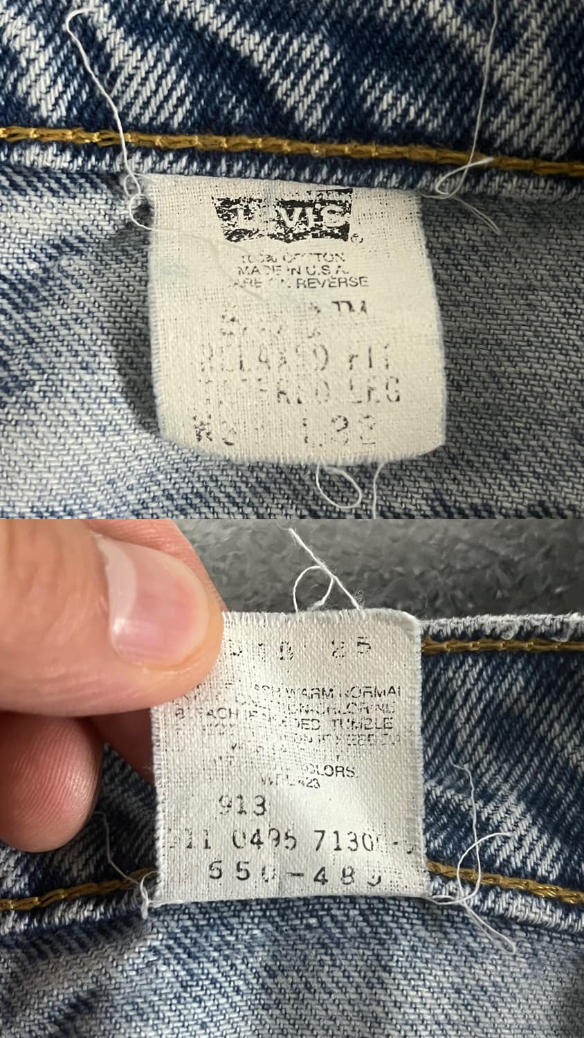 90s Levi’s 550 (made in usa) 상품이미지7