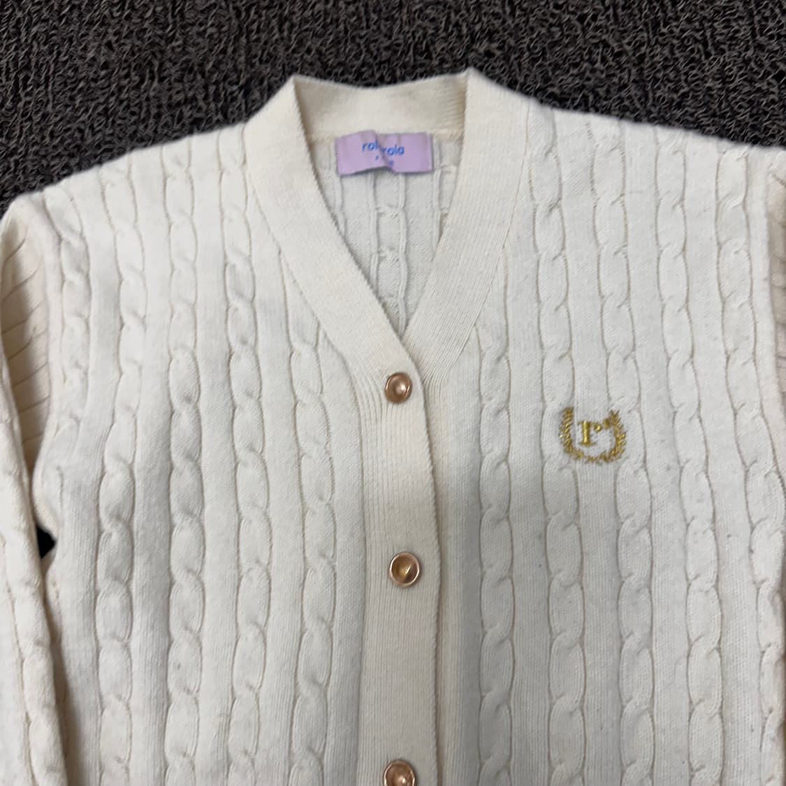 rolarola 로라로라 아이보리 여성 가디건 F 상품이미지4