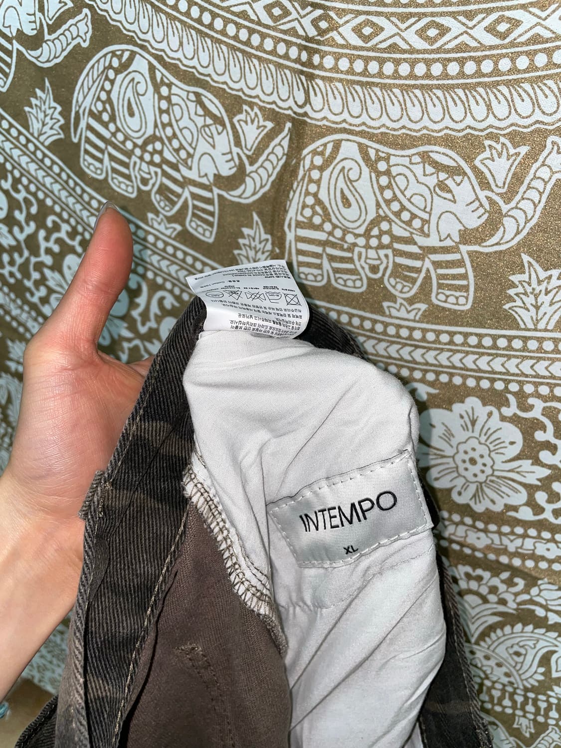 빈티지 더블니 카모팬츠  상품이미지6