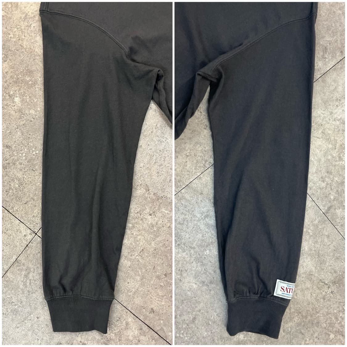 세터 빅로고 긴팔티 롱슬리브리스 차콜 95 #3257 상품이미지7