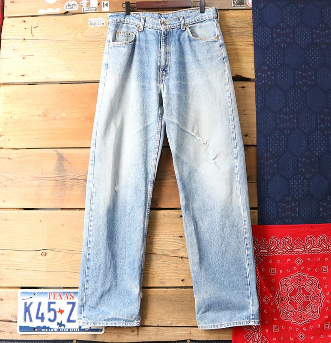 일본판 90S LEVIS 리바이스 613-04 오렌지텝 빈티지 데님  
 상품이미지2
