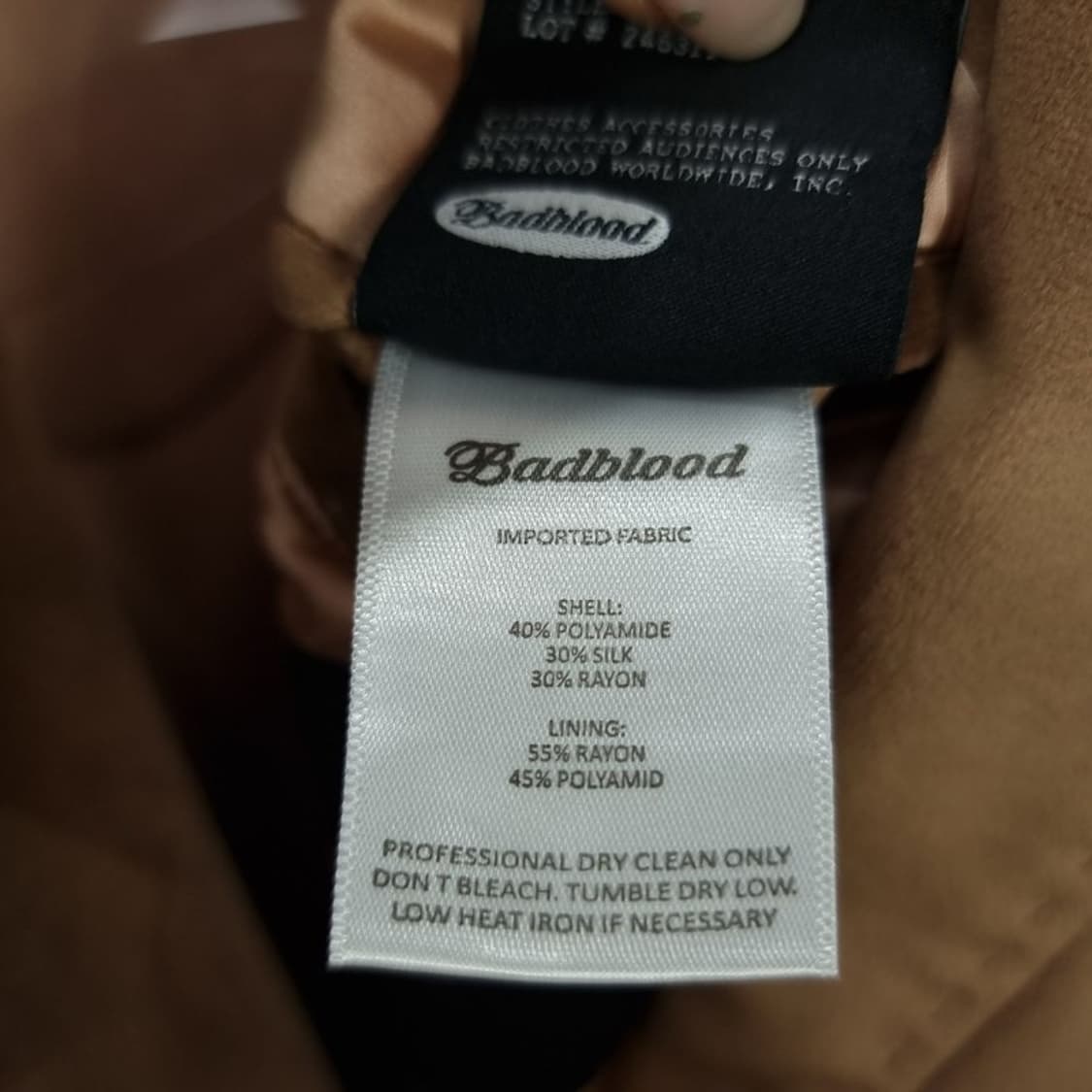 [배드블러드](새상품) 워크샵 벨벳 블레이저 자켓 M18834 상품이미지9