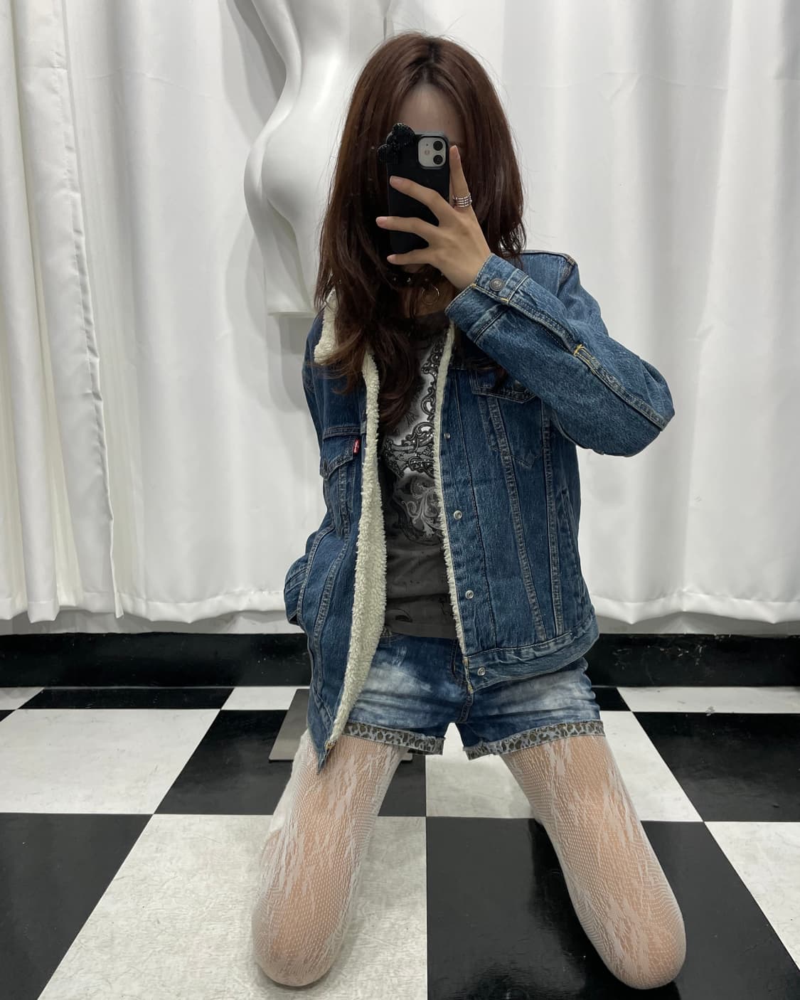 🎸Levi's 중청 데님 쉐르파 자켓🎸 상품이미지2