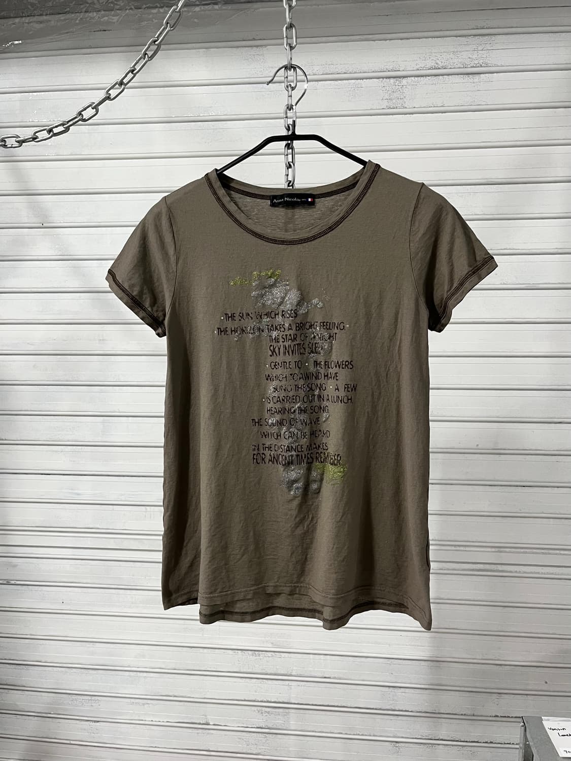 Anna Nicola lettering tee 상품이미지2