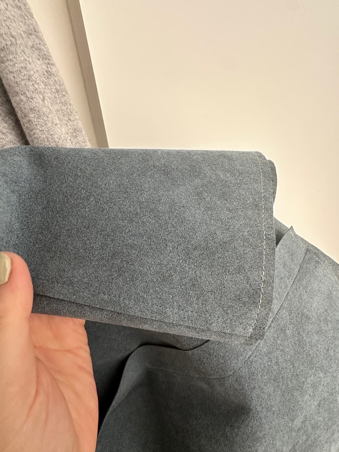 랑방 울 스웨이드 원피스(사이즈88) 상품이미지4