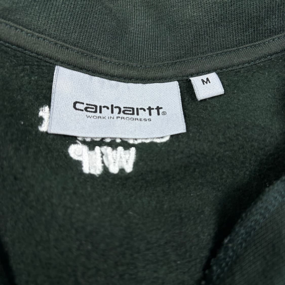 칼하트 wip 컬러블록 하프집 맨투맨 상품이미지4