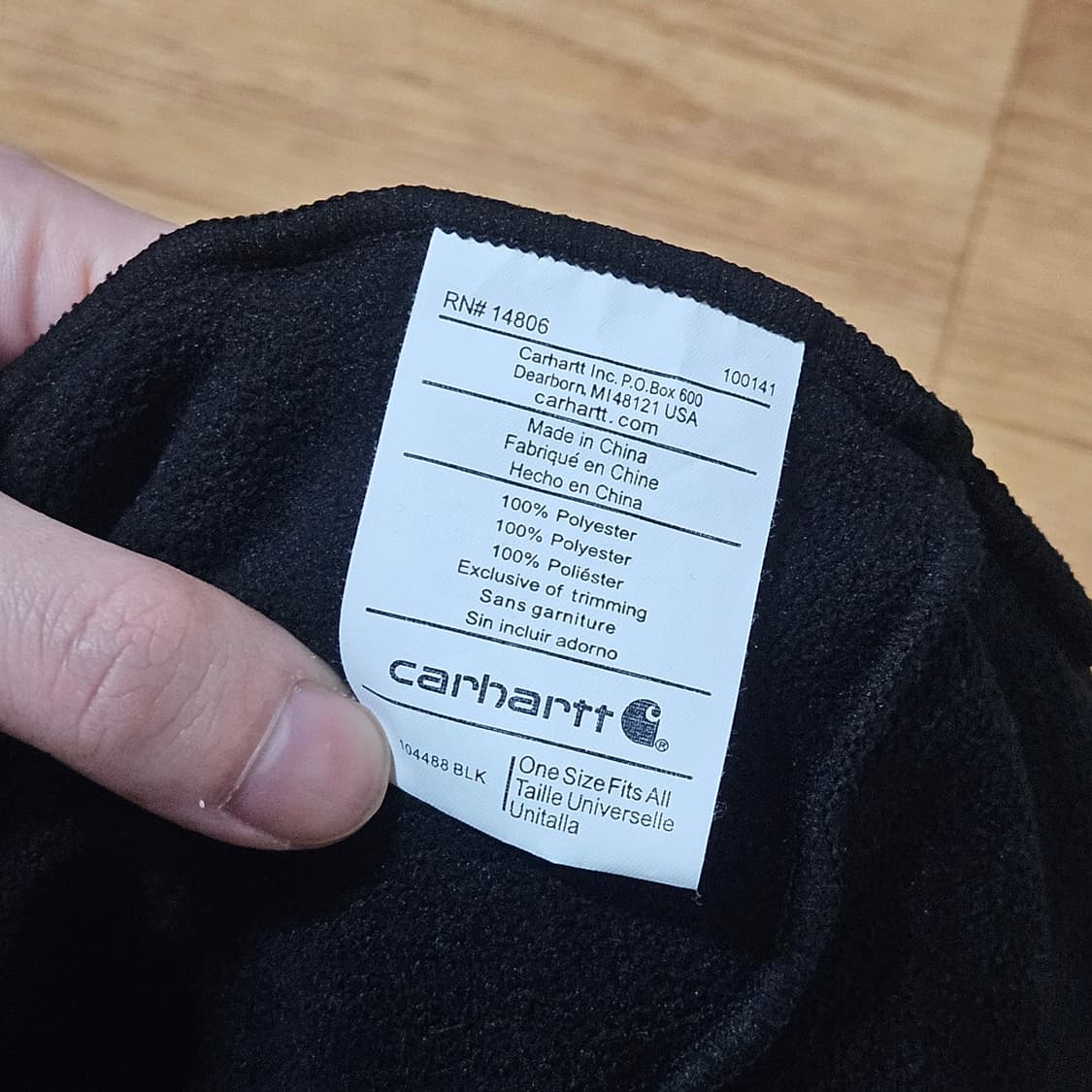 칼하트 플리스 비니 상품이미지3