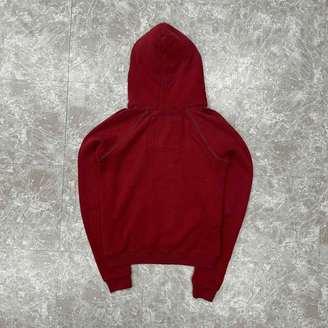 아베크롬비 y2k 여리핏 버건디 스웨트셔츠 후드티(M) 상품이미지3