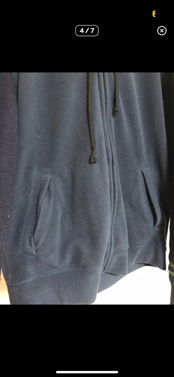 꼼데 후리스 후드집업 상품이미지4