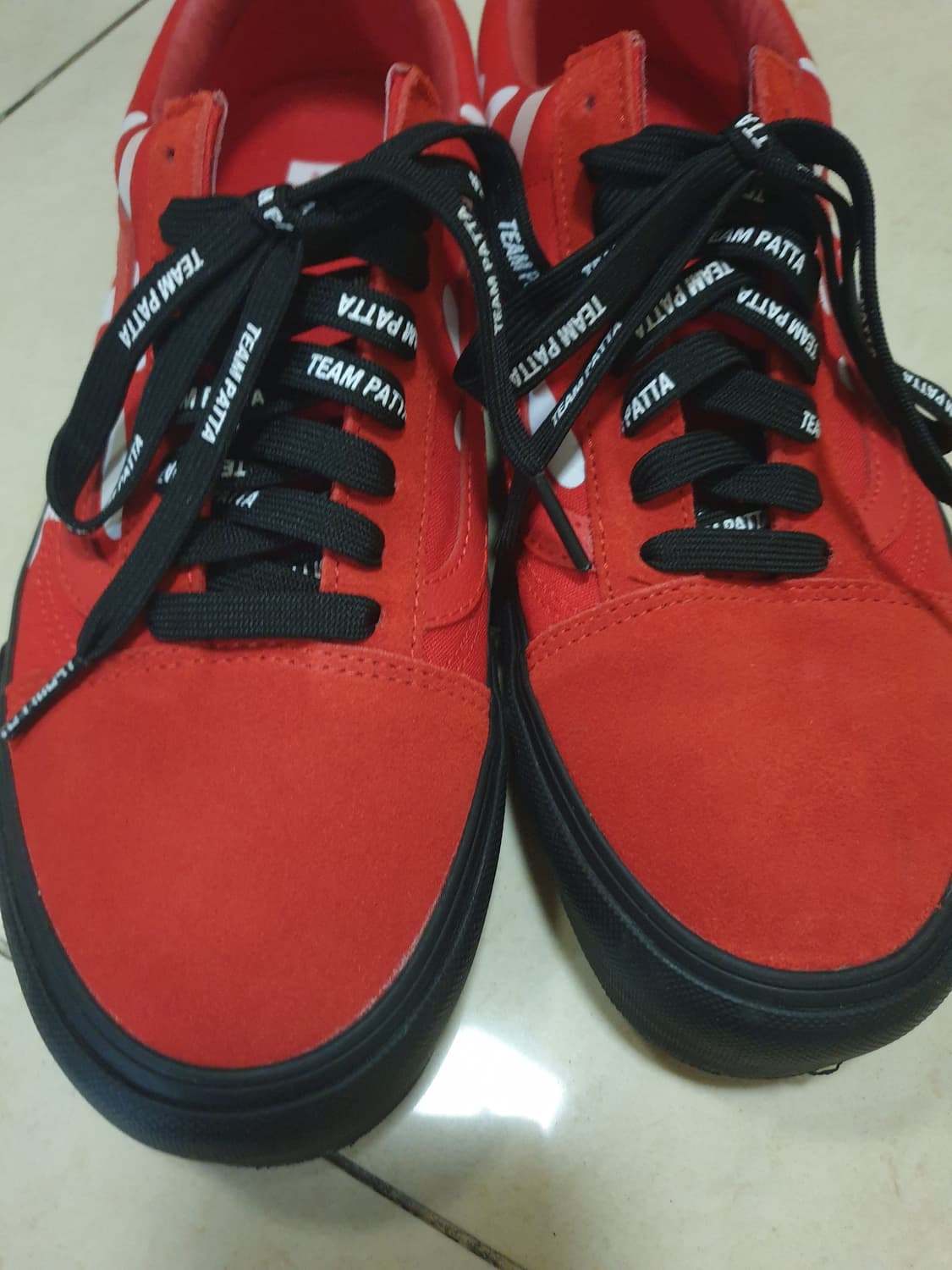 반스 x 파타 patta 볼트 올드스쿨 레드 VLT LX 275 상품이미지5
