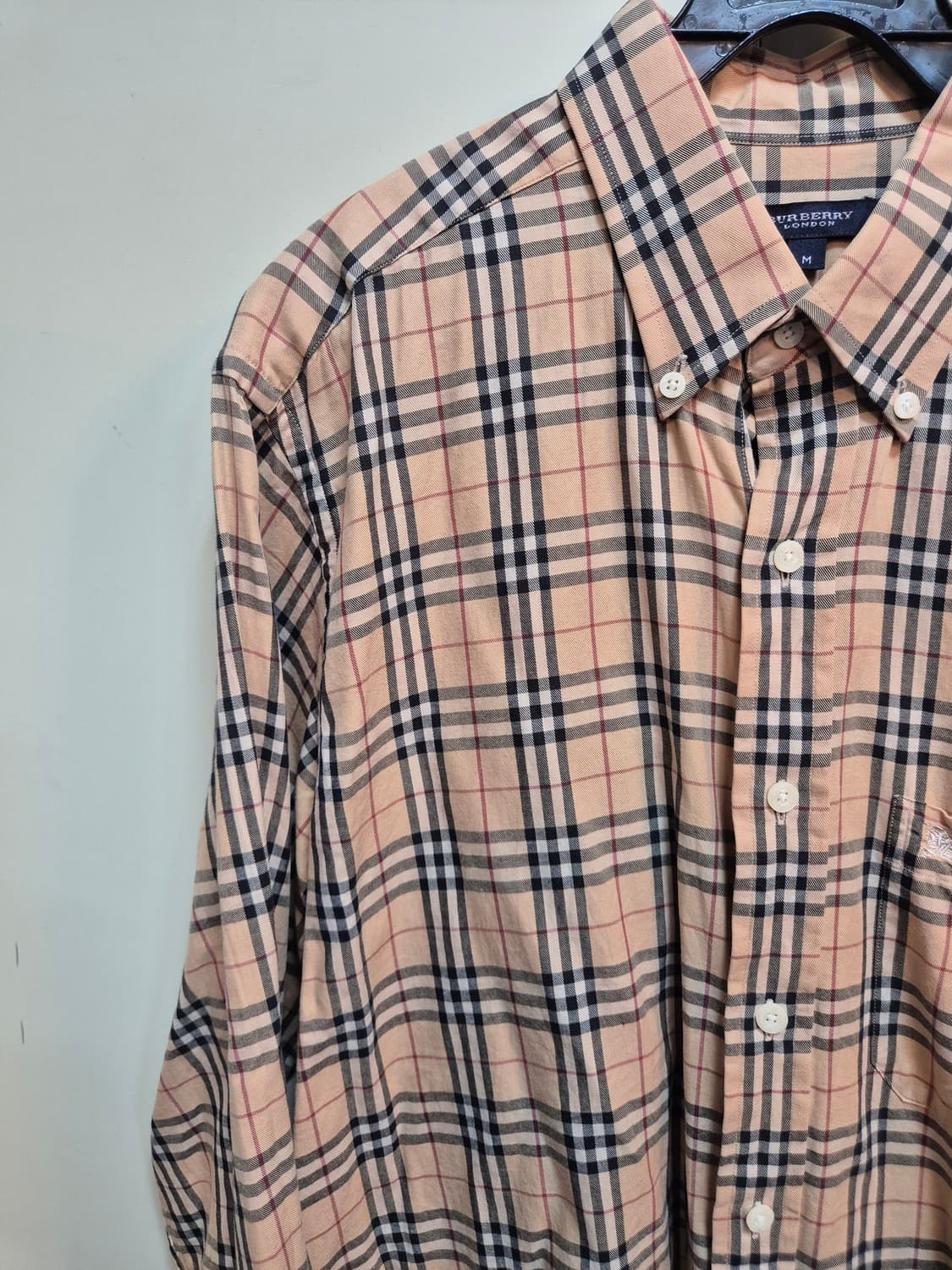 버버리 체크 셔츠 상품이미지3