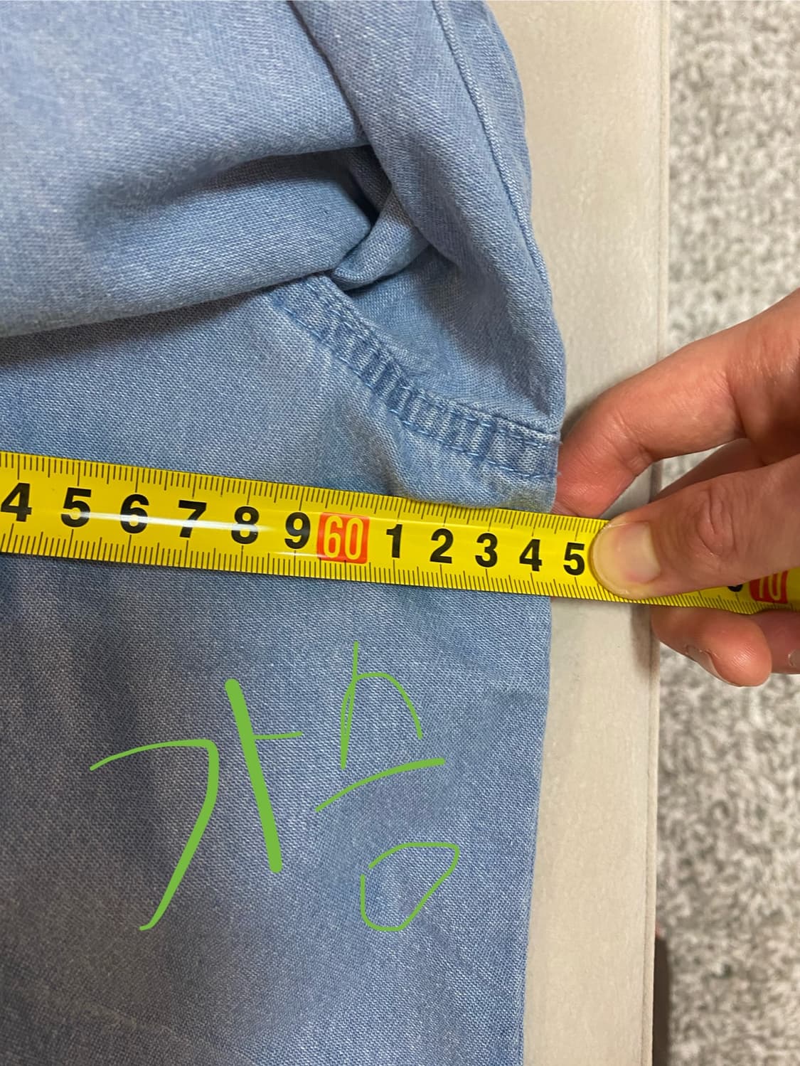 랭글러 wrangler 데님 셔츠 웨스턴 샴브레이 셔츠 2xl  상품이미지4