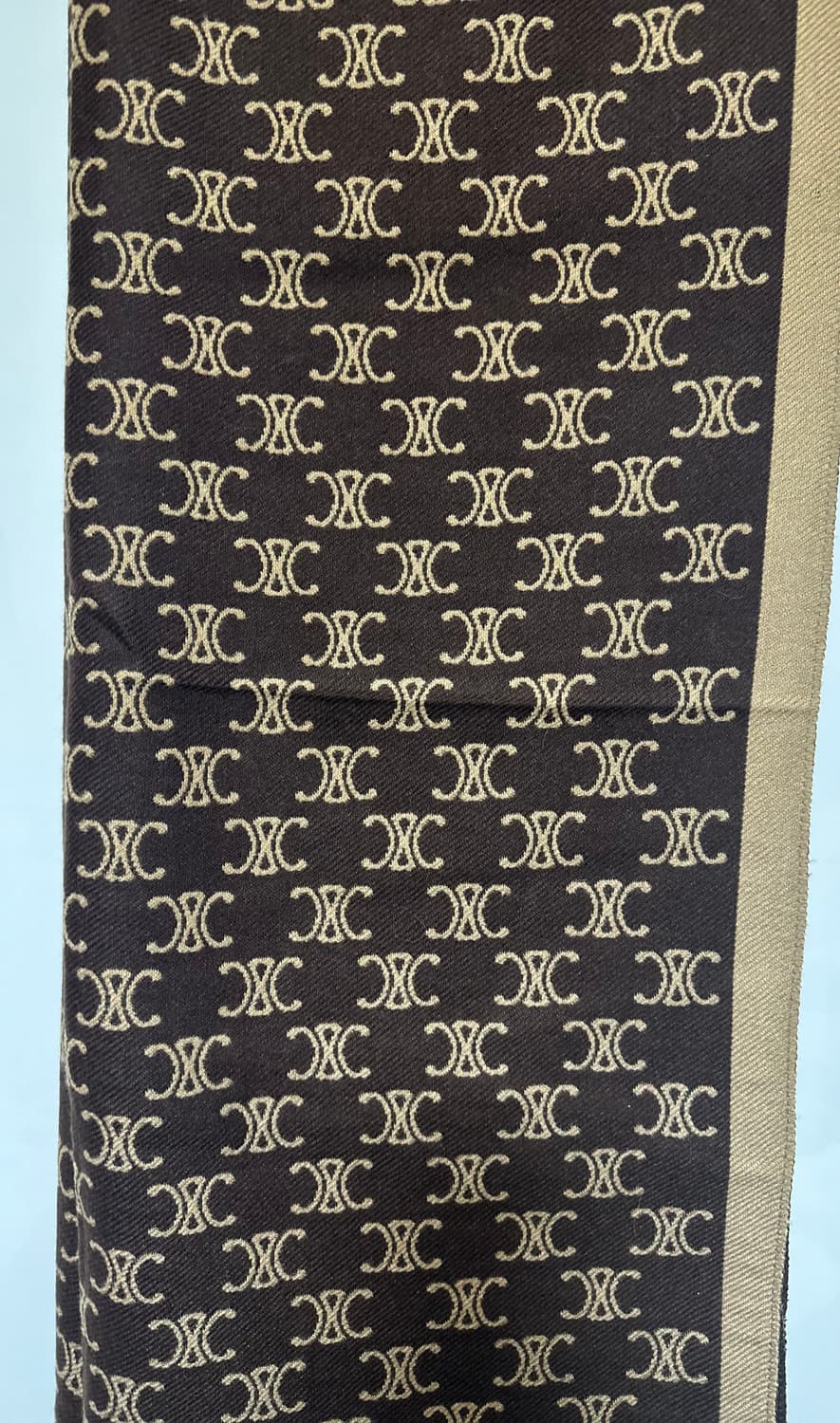 셀린느 트리오페 캐시미어브라운 숄&머플러 남여공용 상품이미지6