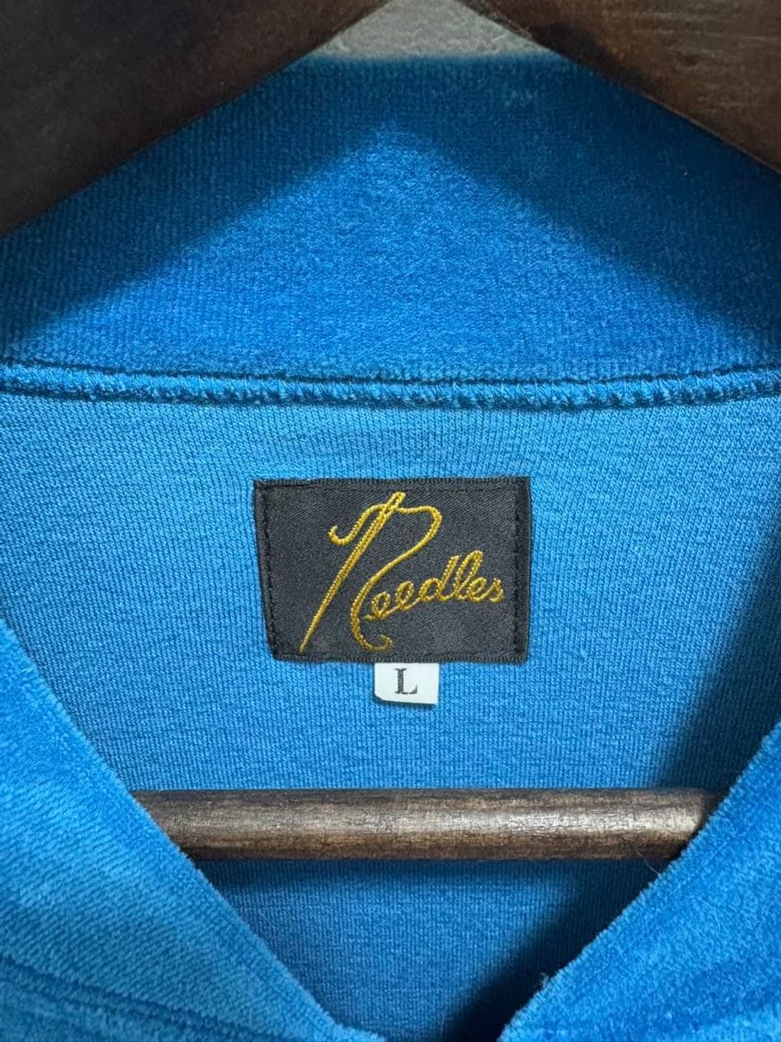 니들스 R.C. 트랙 자켓 C/PE 벨루어 마린 블루 상품이미지5