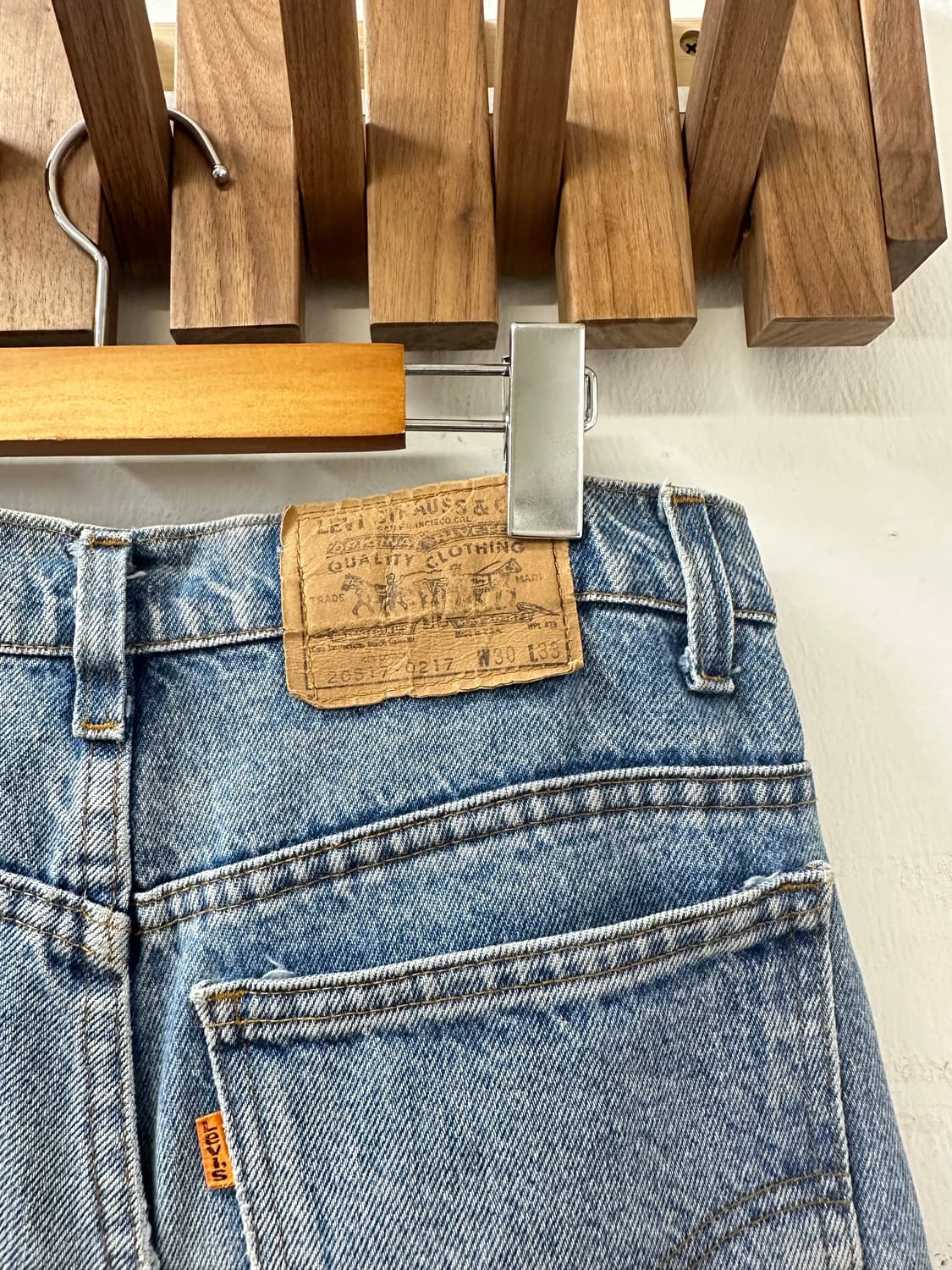 Levi’s 70-80s Denim 빈티지 오렌지탭 517 커스텀 스커트 상품이미지7