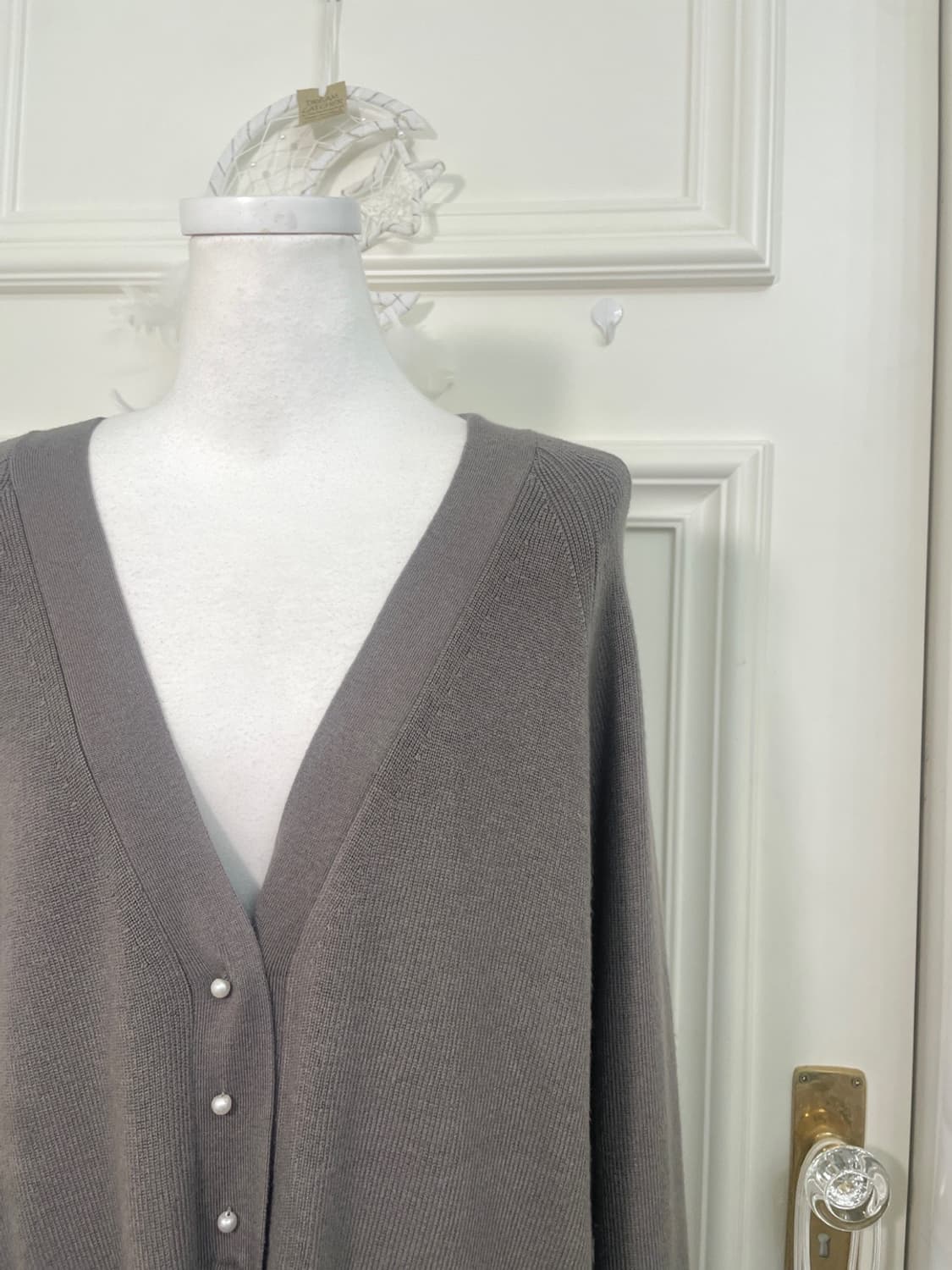 ash gray pearl point hidden pocket loose 상품이미지6