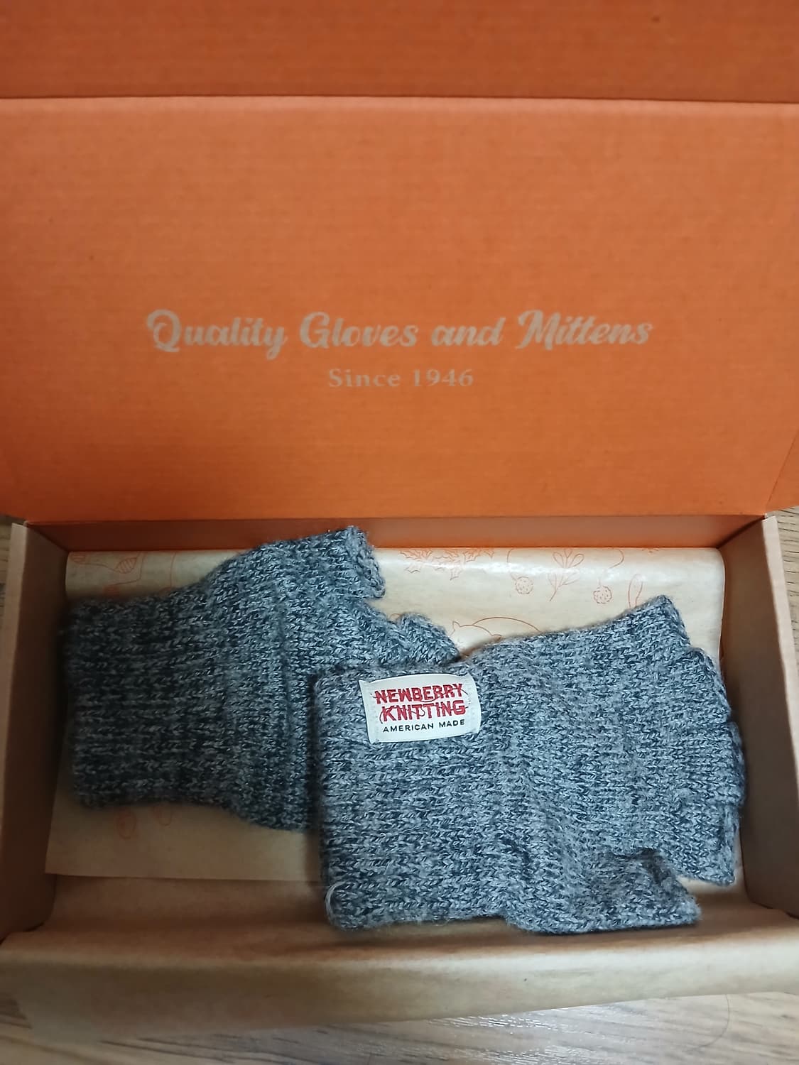 뉴베리니팅 장갑 차콜 sm사이즈 상품이미지2