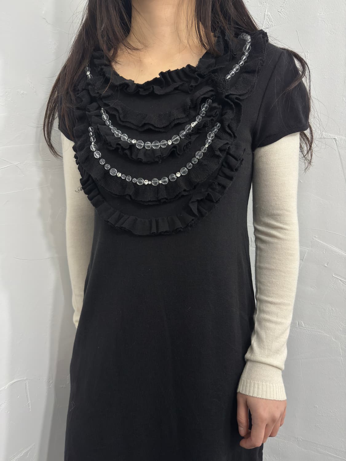 frill design onepiece 상품이미지4