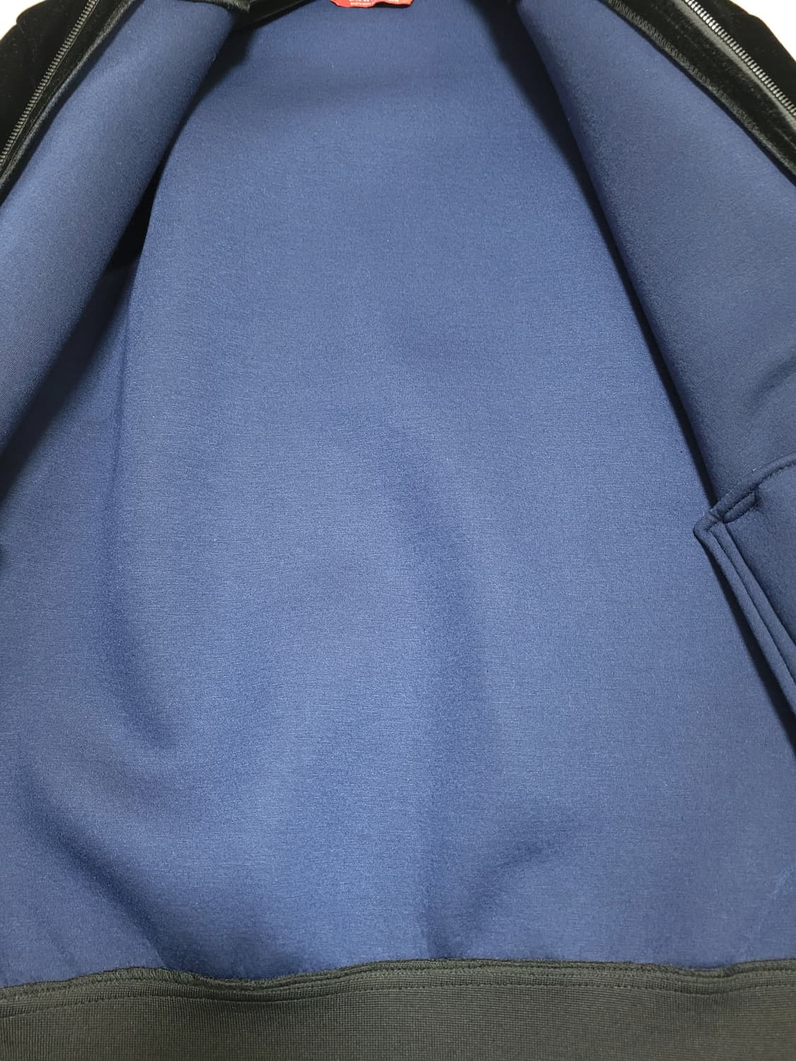 자라 벨벳 바시티 자켓 점퍼 블랙 L 상품이미지3