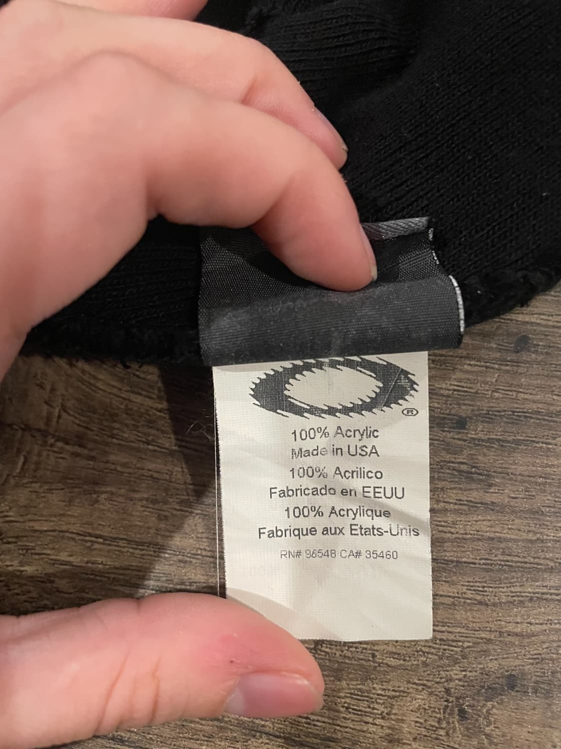 오클리 O 로고 니트 비니 블랙 상품이미지3