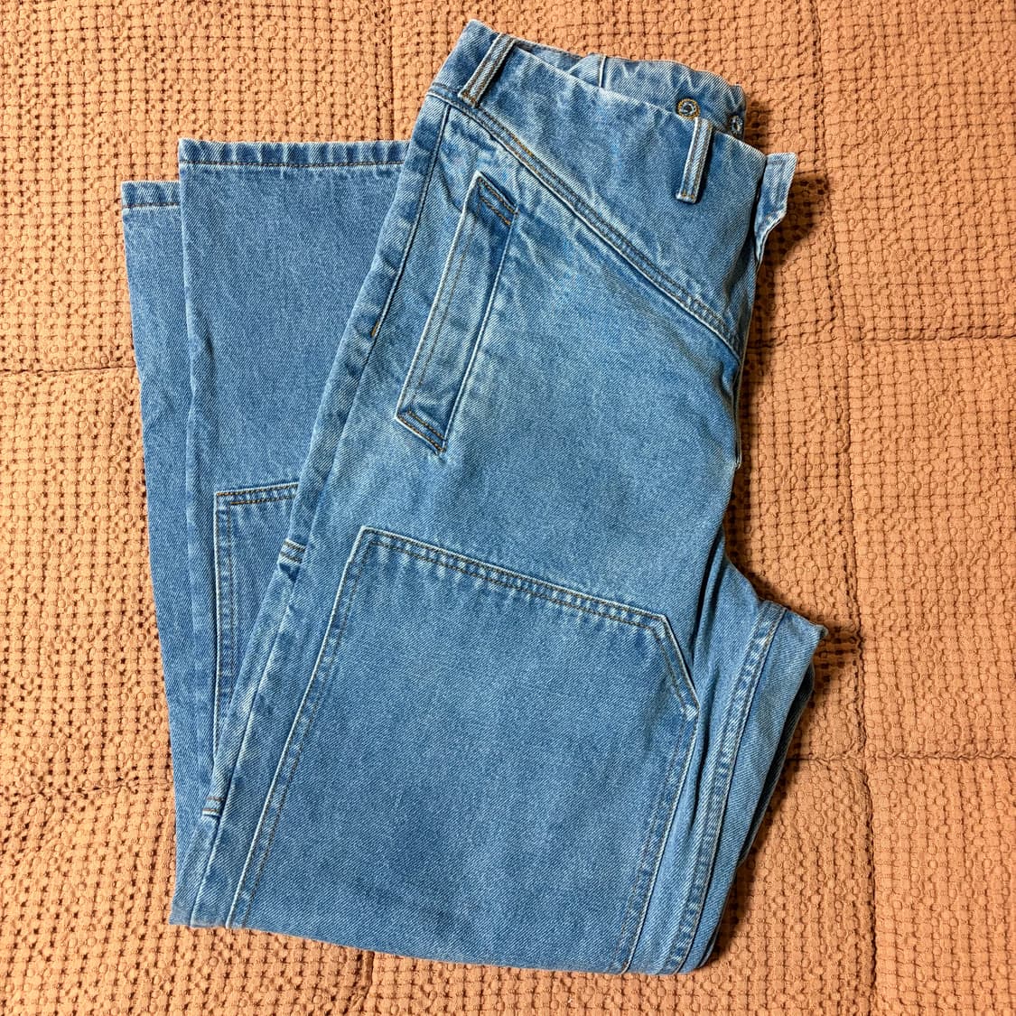 딩윤장 바이커 더블니 데님 상품이미지7