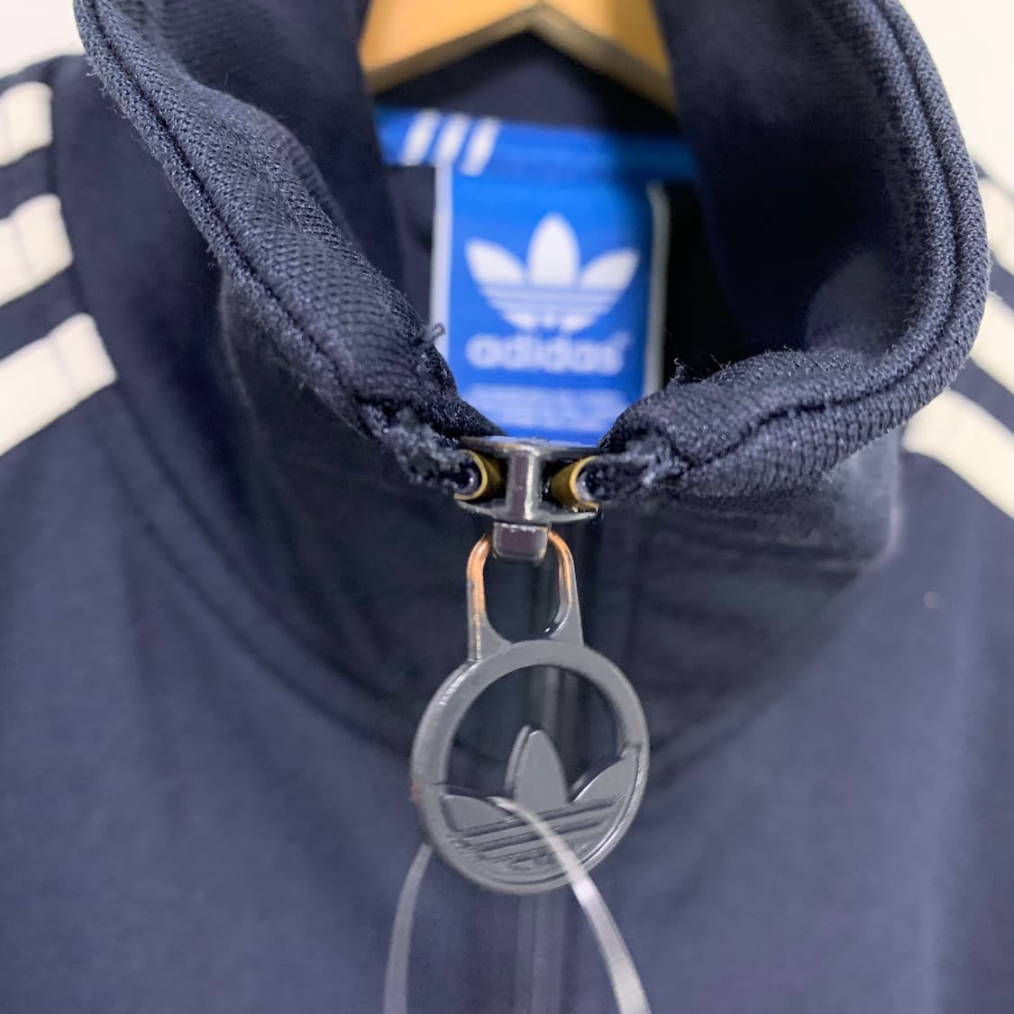 아디다스 네이비 삼선 트랙탑 105 빈티지 져지 남녀공용 상품이미지8